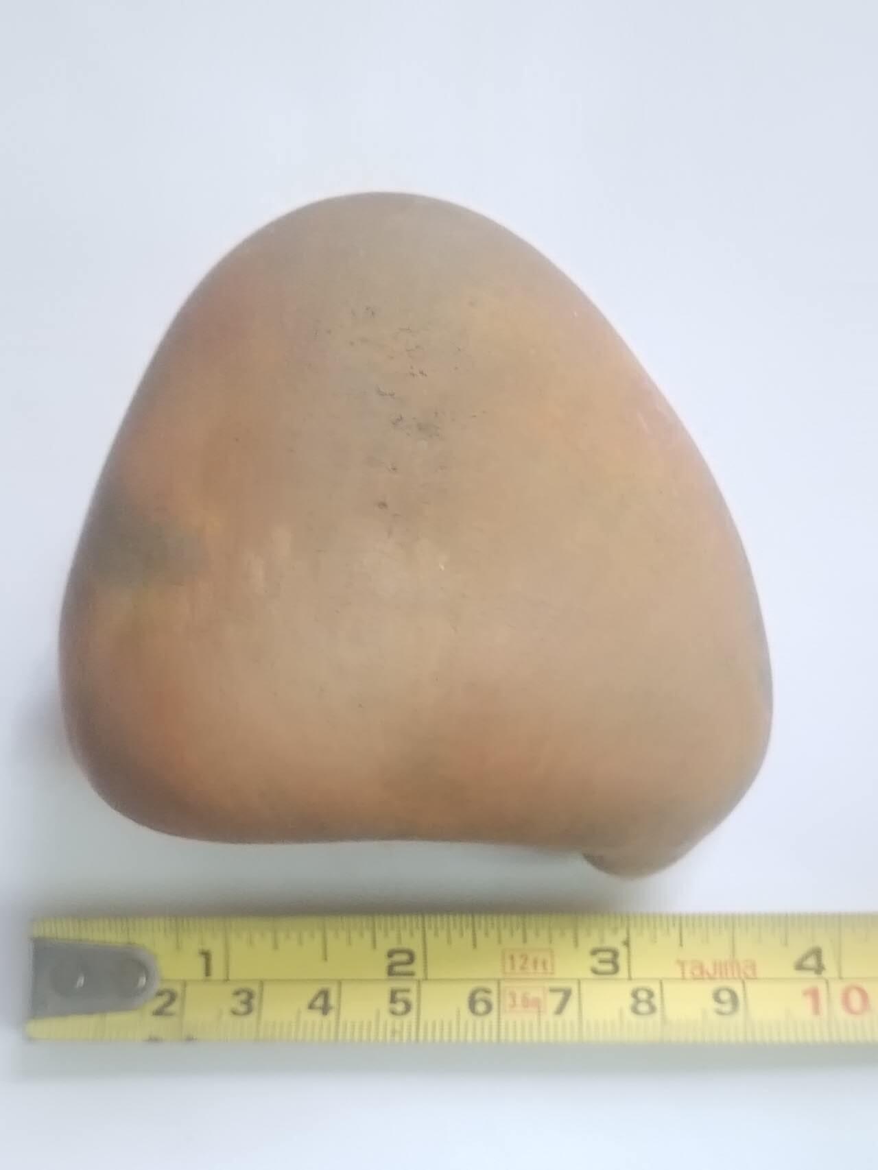 奇石原石。黄腊石摆件。