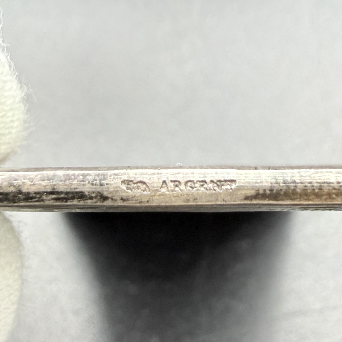 「木头集藏」章牌精品专场！ D.Dupuis～法国“LE NID” 巢 银章，尺寸：66×37.5mm，57.2g，边铭：丰饶角 ARGENT， 名家代表作，经典清凉题材。