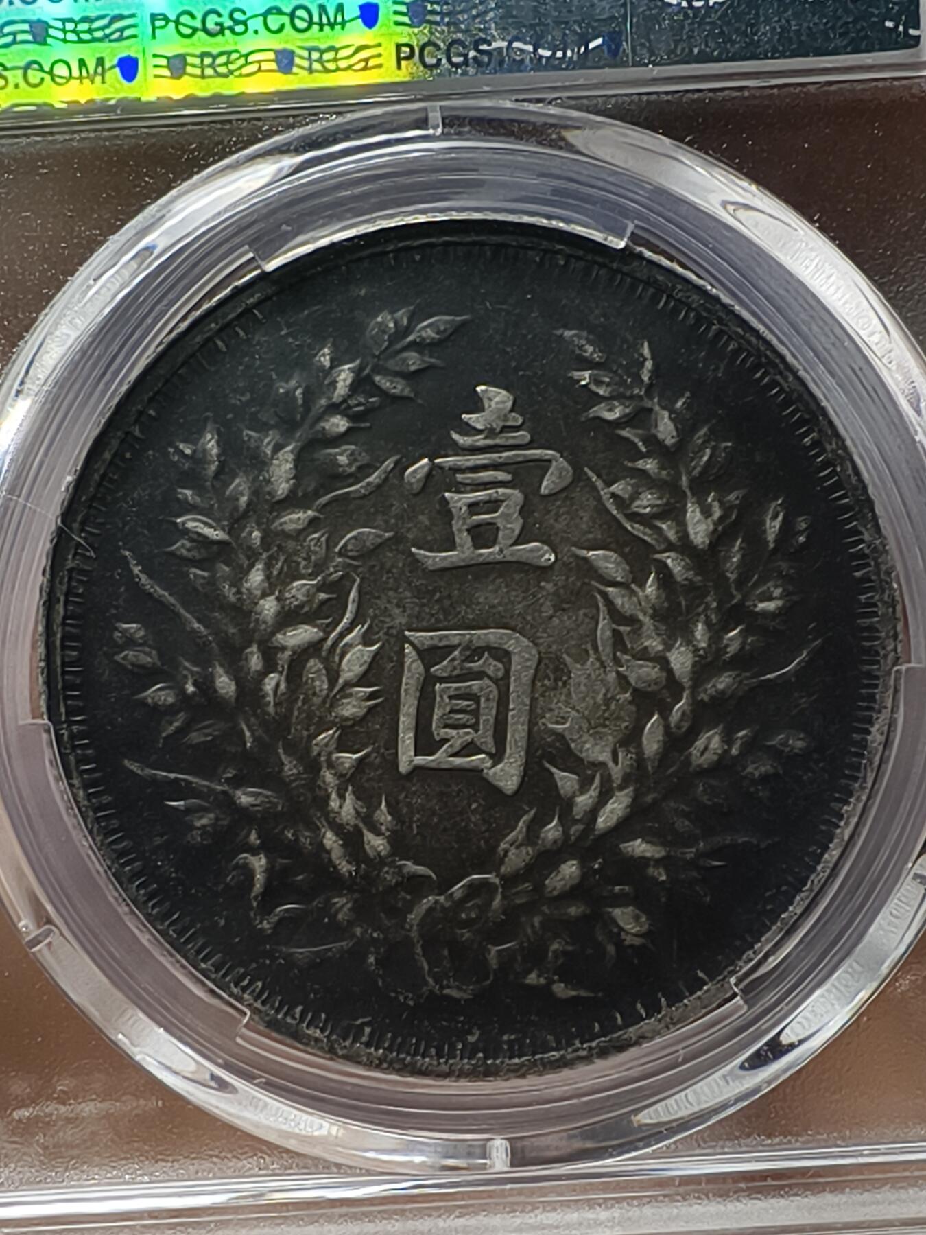 老银元专场（少量铜钱铜元） 云南版大头，pc评级xf40