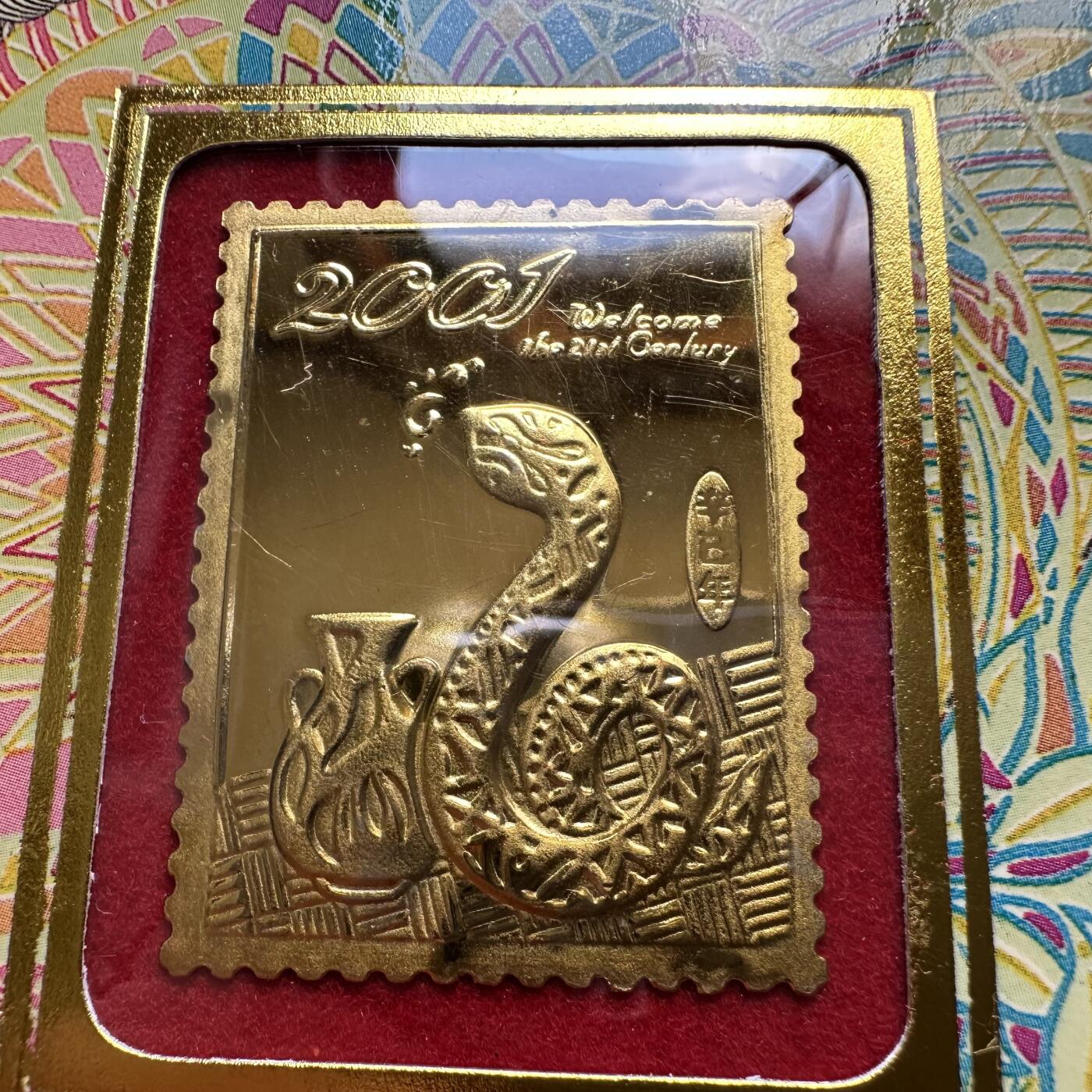 🌹外币初藏🌹🐯2025年第91场  每周二四六晚8️⃣点 接代拍 2001年蛇年贺岁卡