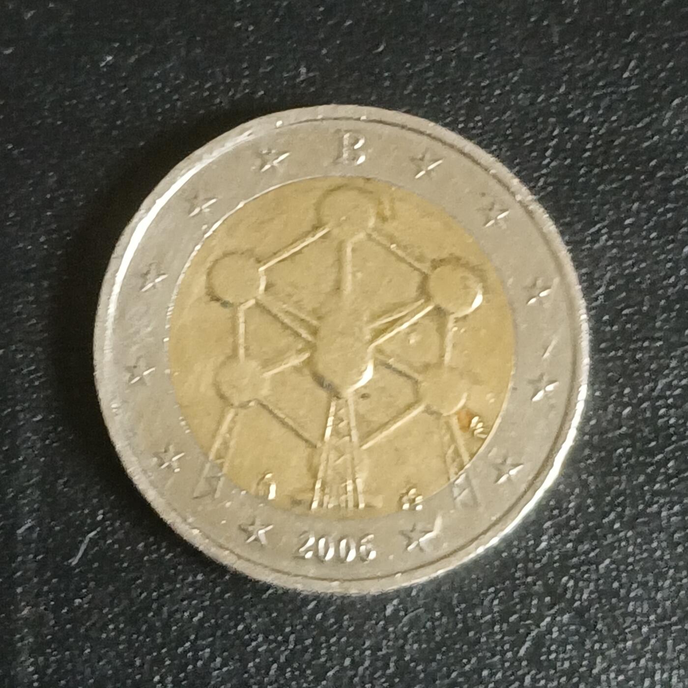 【游宝拍卖】乙巳蛇年61期 秋季先行场 零佣金起拍 意大利2欧元纪念币 2006年