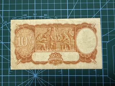 【炜奕收藏】，第四十二期 1949年澳大利亚10先令，流通品相