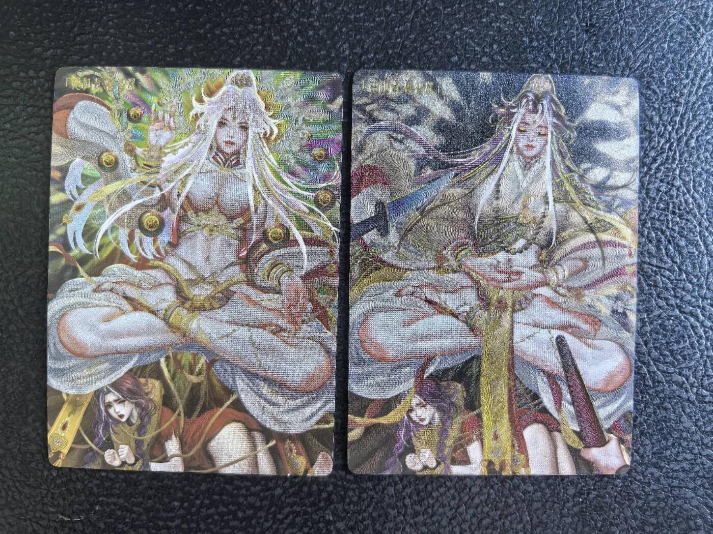 阳大大卡牌拍卖第68期（持续收拍品，周五晚上九点截拍，进群福利早知道） 卡玩帕克  水浒神姬 花和尚鲁智深对卡2张  折光粗闪