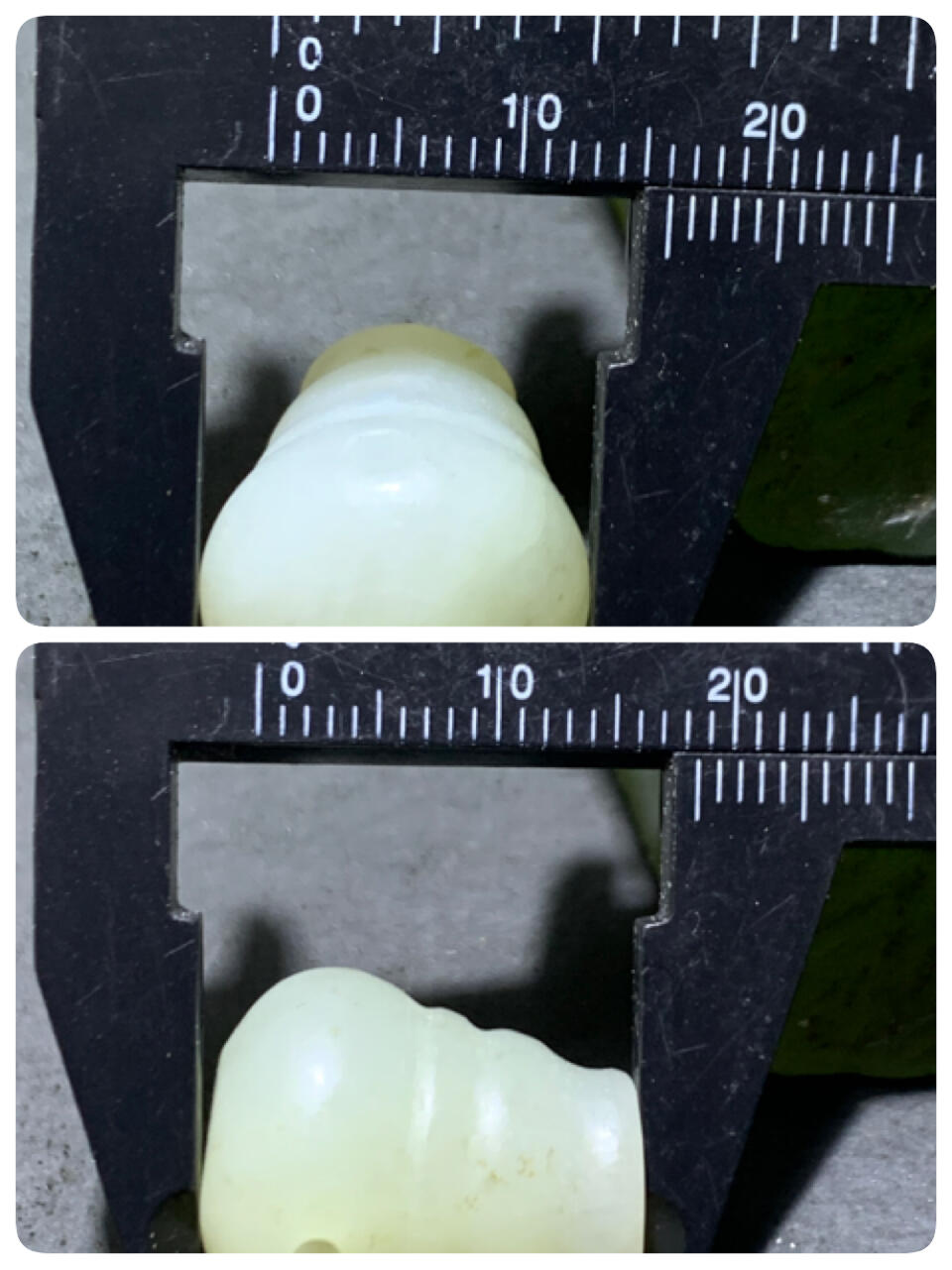 天然水草沁和田玉随形一体佛头三通一个