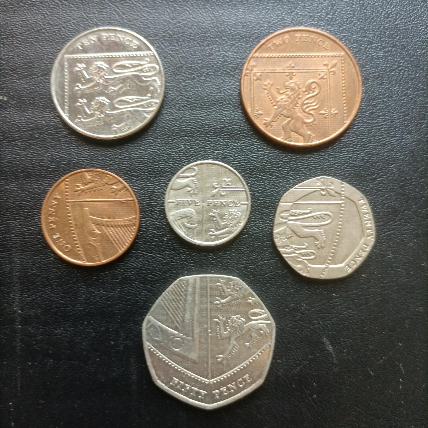 【游宝拍卖】乙巳蛇年61期 秋季先行场 零佣金起拍 英国盾徽版便士 7枚