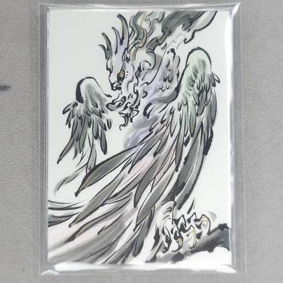 龙虎卡牌第五十一场 （无佣金，满120包邮，欢迎送拍） - 【亲签】手绘卡 启读 沈鑫