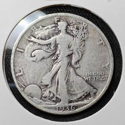 KK钱币收藏小铺 套币 银币专场 2月预留时间 周末发货 -  1936美国行走女神50分银币
