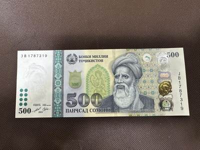 喜羊羊钱币收藏2025第9期(普品场) - 塔吉克斯坦500 unc