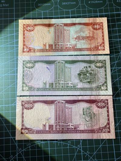 【炜奕收藏】，第四十二期 特立尼达和多巴哥1-20元，UNC品相，包含无47