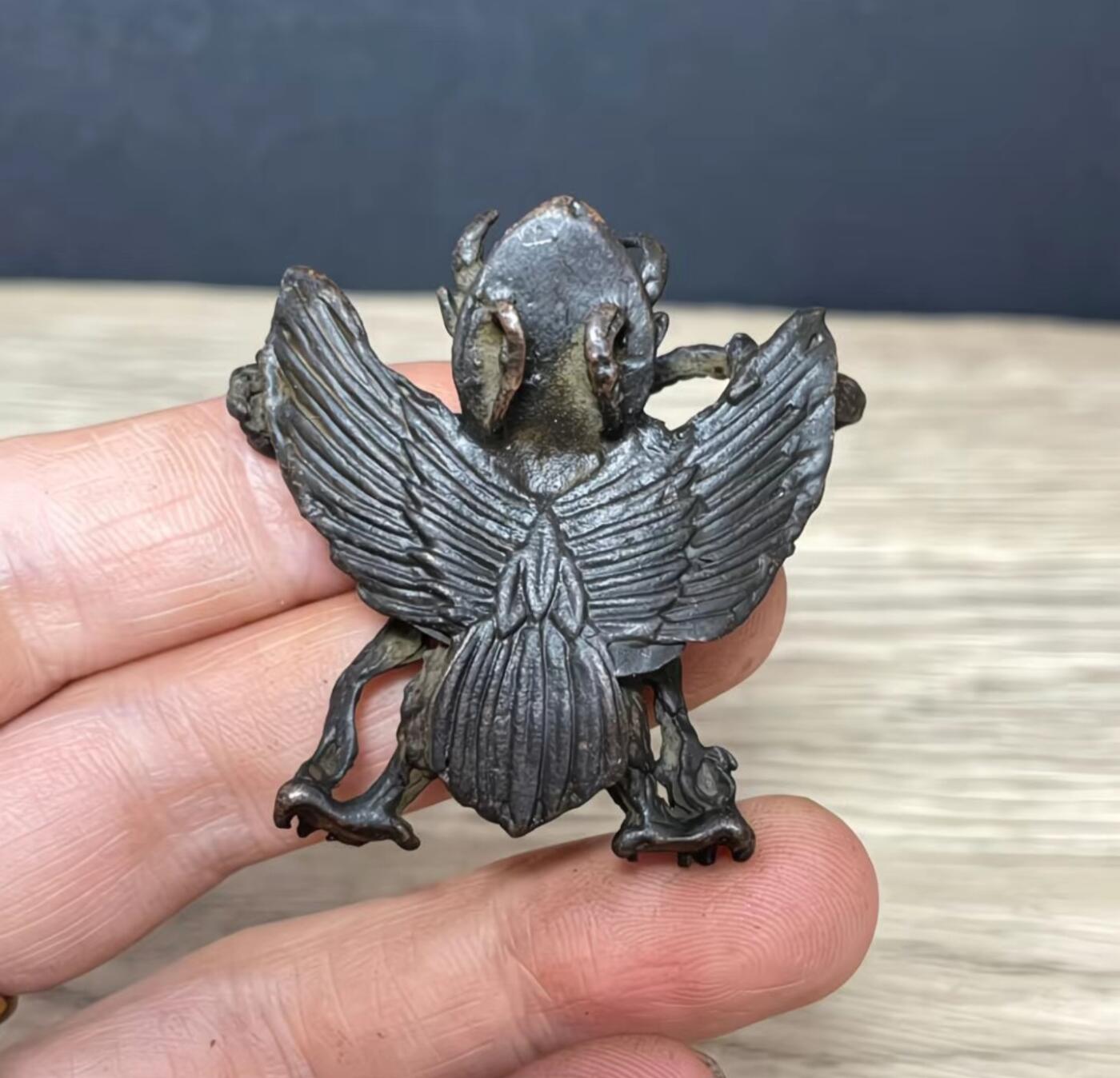 大鹏鸟护法密宗金翅文玩摆件