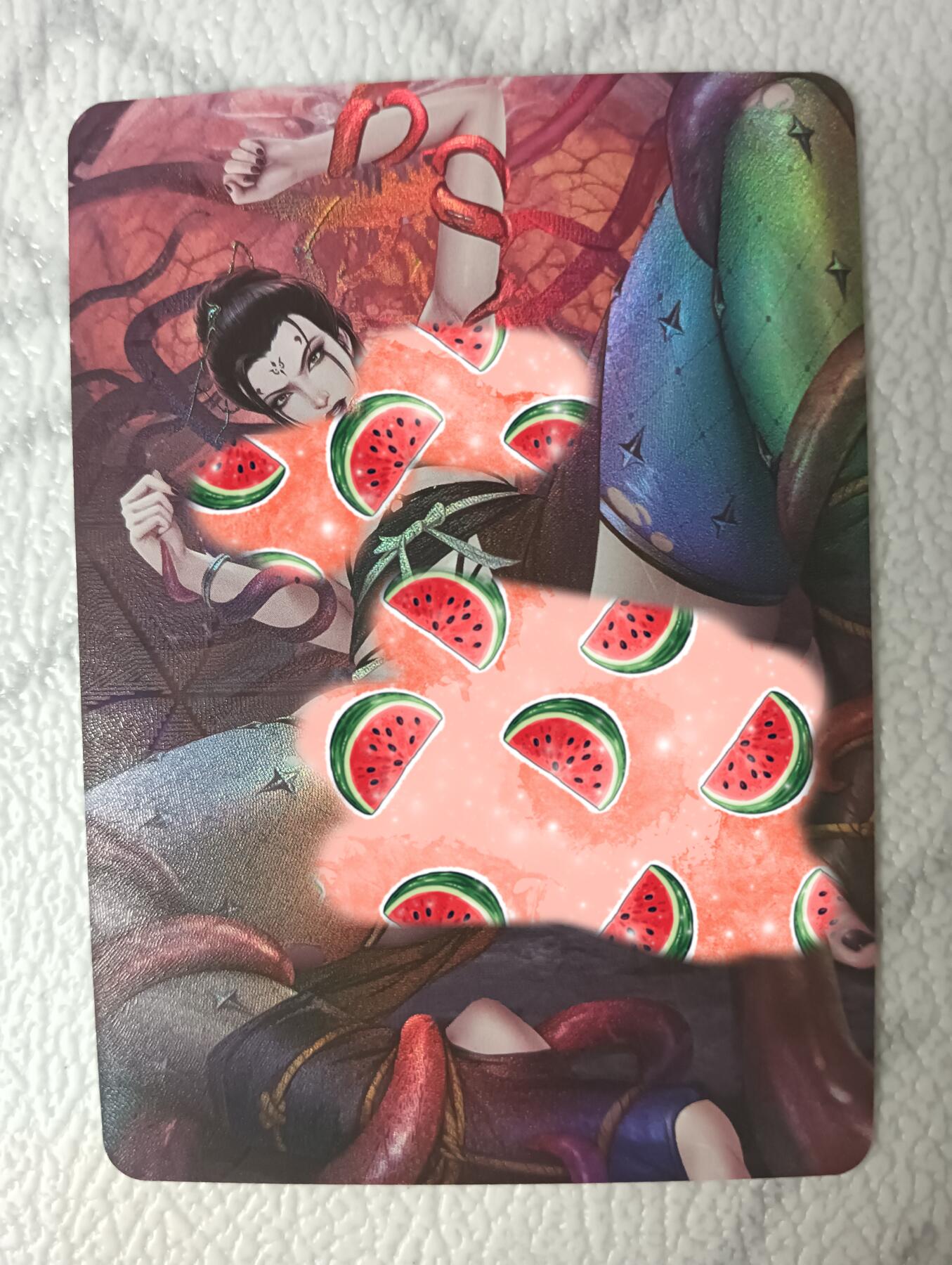 花开卡拍第35期（8月24号周日截拍，品控勿拍!!!拍品不寄存，运费5元，自制卡难免瑕疵，可能存在轻微撞角爆边等出厂瑕疵，品控介意勿拍！） 墨卡艺术卡 LGD单卡