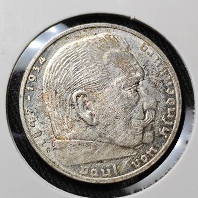 KK钱币收藏小铺 套币 银币专场 2月预留时间 周末发货 -  1937德国2马克银币 带万