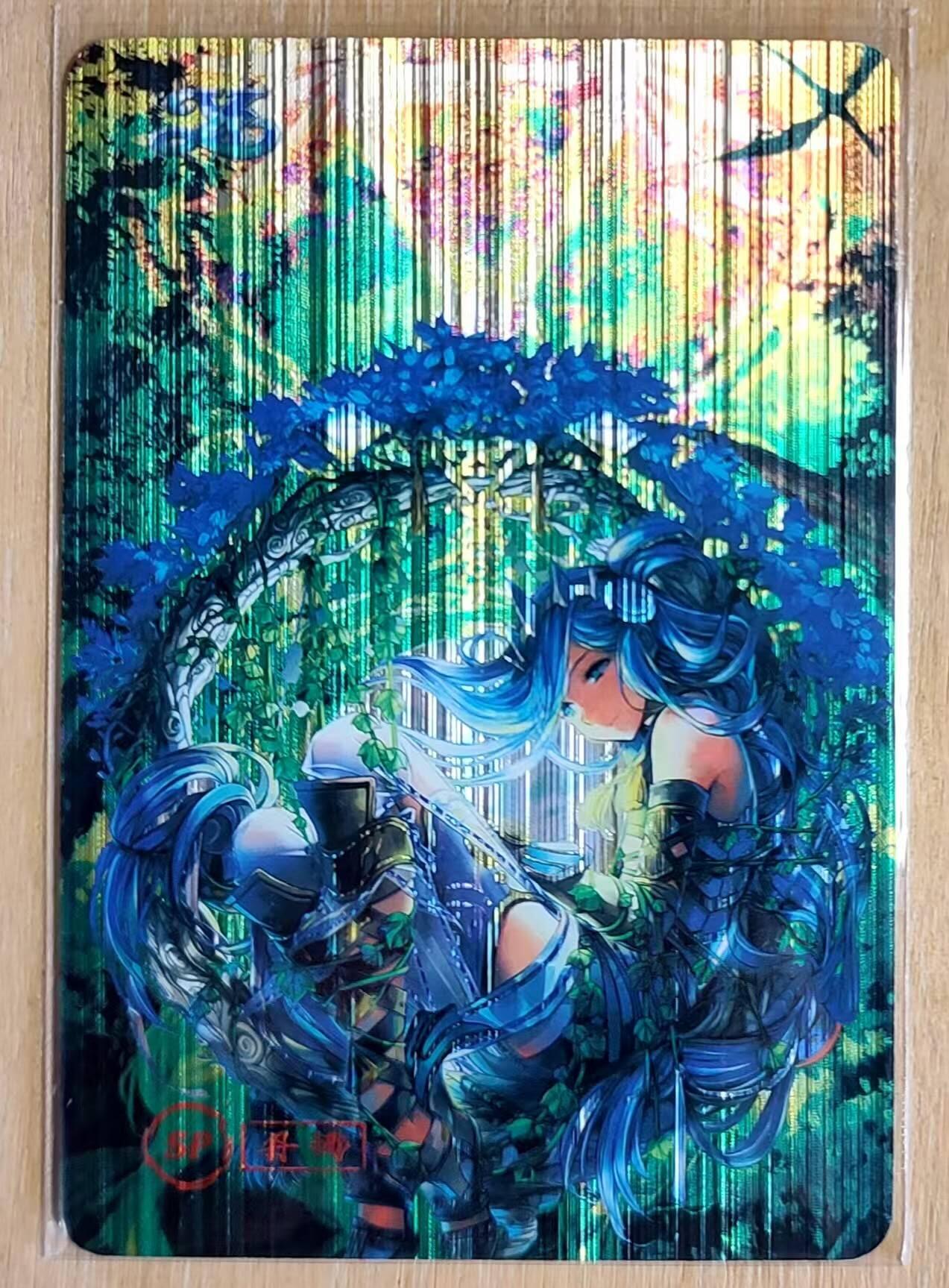 龙虎卡牌第五十一场 （无佣金，满120包邮，欢迎送拍） 竖纹金属拉丝 白花恋诗卡牌 闪之轨迹特卡