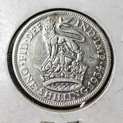 KK钱币收藏小铺 套币 银币专场 2月预留时间 周末发货 -  1934英国1先令银币
