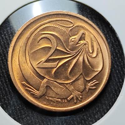 KK钱币收藏小铺 第327期 2月预留时间 周末发货 -  1984澳大利亚2分铜币 拆卷品