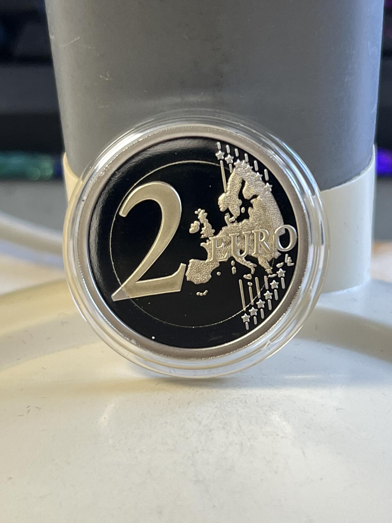 第172期拍卖【长期征集拍品】 意大利2023年空军成立100年2欧铜镍双色精制纪念币