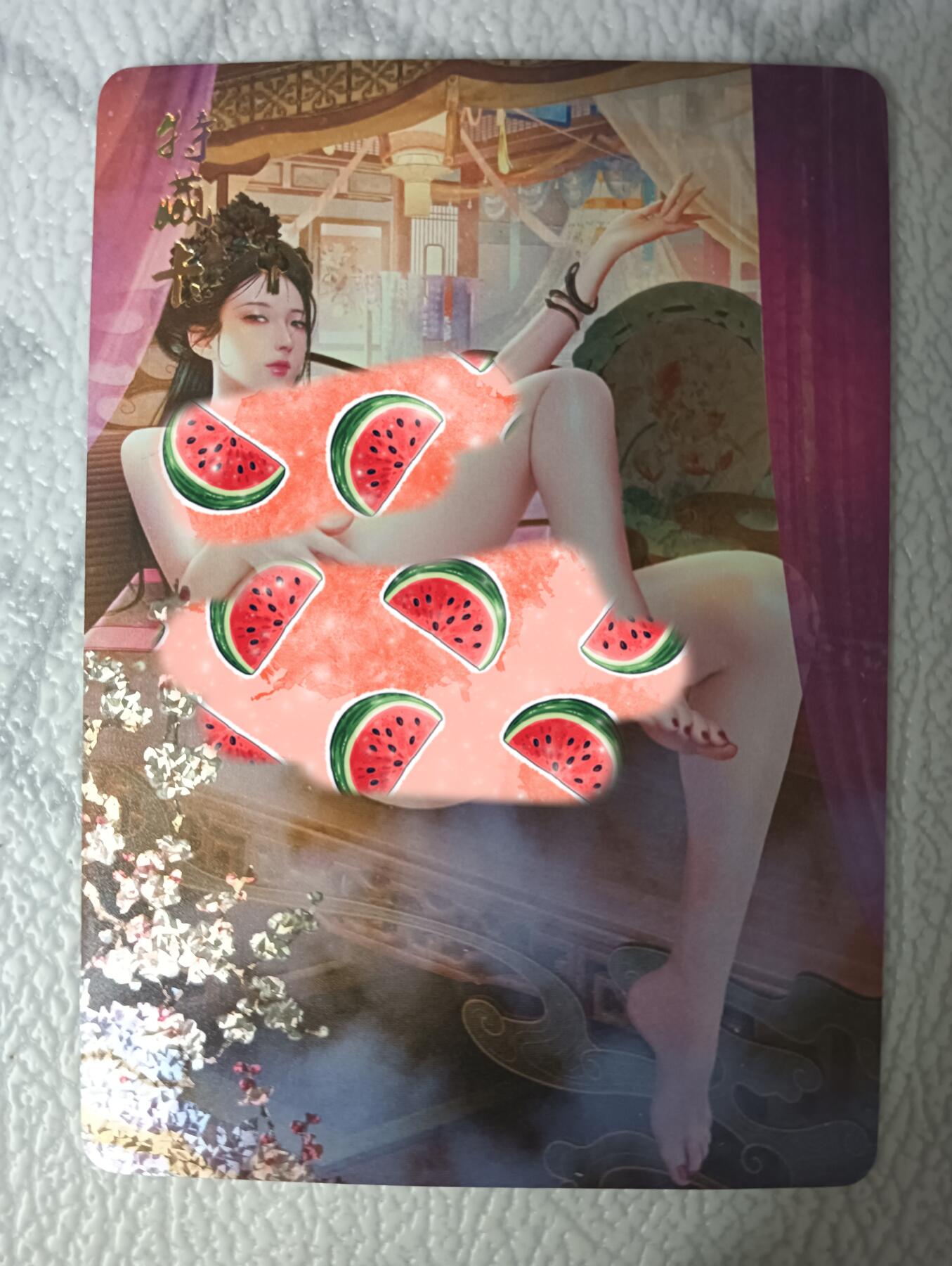 花开卡拍第35期（8月24号周日截拍，品控勿拍!!!拍品不寄存，运费5元，自制卡难免瑕疵，可能存在轻微撞角爆边等出厂瑕疵，品控介意勿拍！） 燎原巴丁魅系列-陈阿娇钻闪 艺术版
