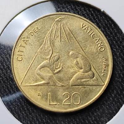KK钱币收藏小铺 第327期 2月预留时间 周末发货 -  梵蒂冈25里拉