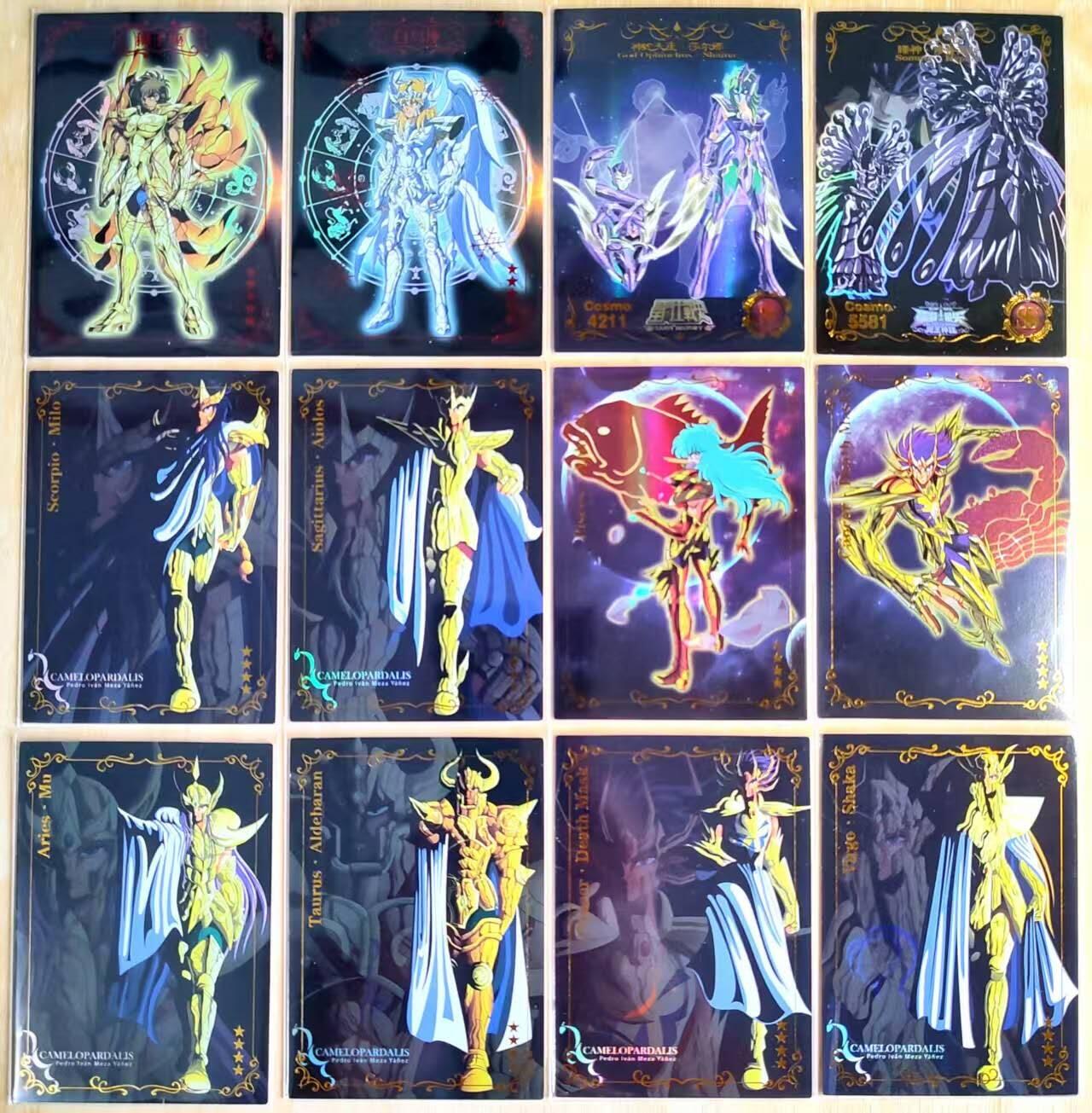龙虎卡牌第五十一场 （无佣金，满120包邮，欢迎送拍） 彩闪12张 圣斗士系列
