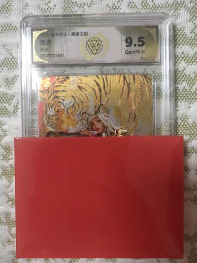 清风卡拍第八期(燎原卡牌为主) - 焱卡文化黑暗王朝寅虎折光9.5g