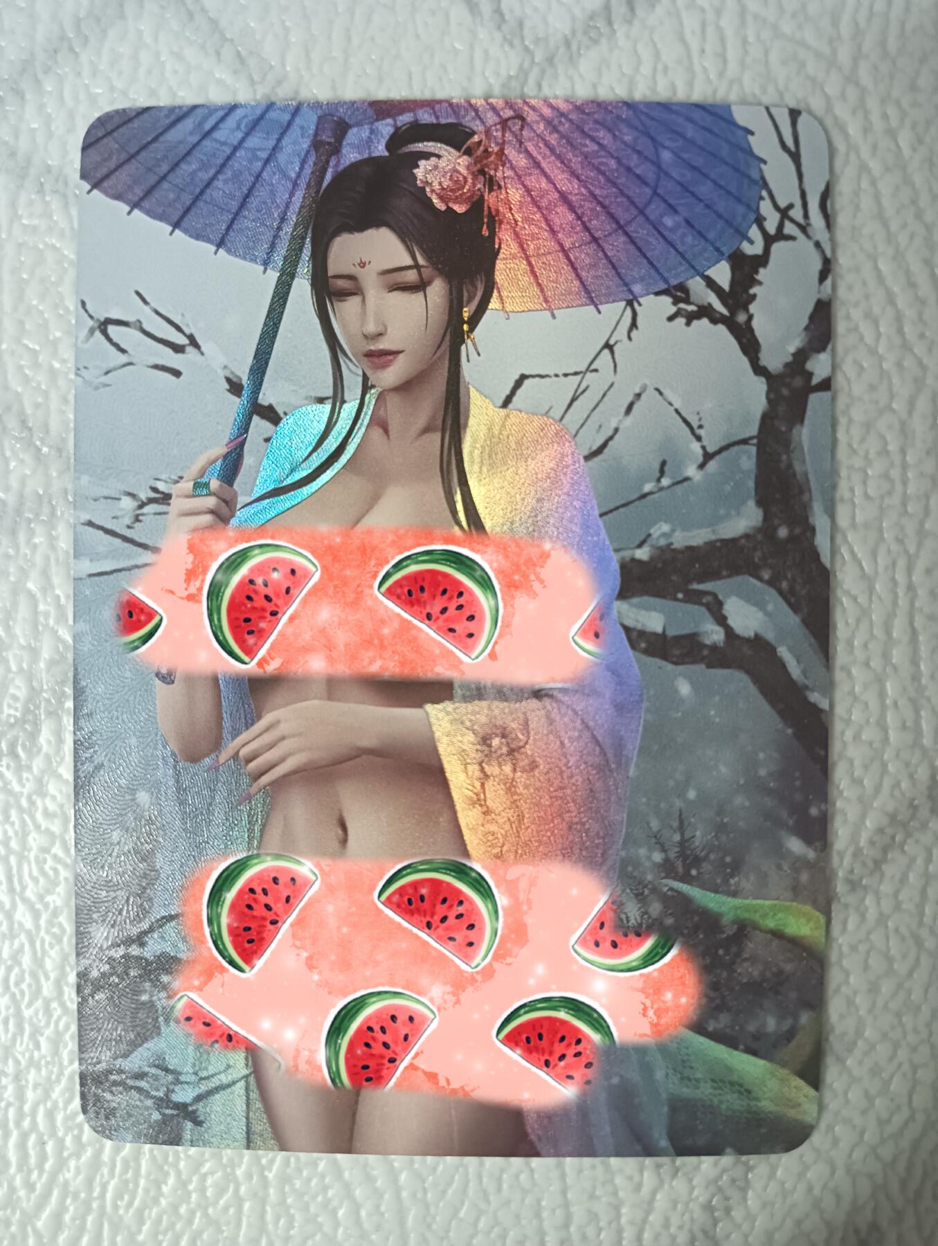 花开卡拍第35期（8月24号周日截拍，品控勿拍!!!拍品不寄存，运费5元，自制卡难免瑕疵，可能存在轻微撞角爆边等出厂瑕疵，品控介意勿拍！） 墨卡艺术卡 LGD单卡 彩闪