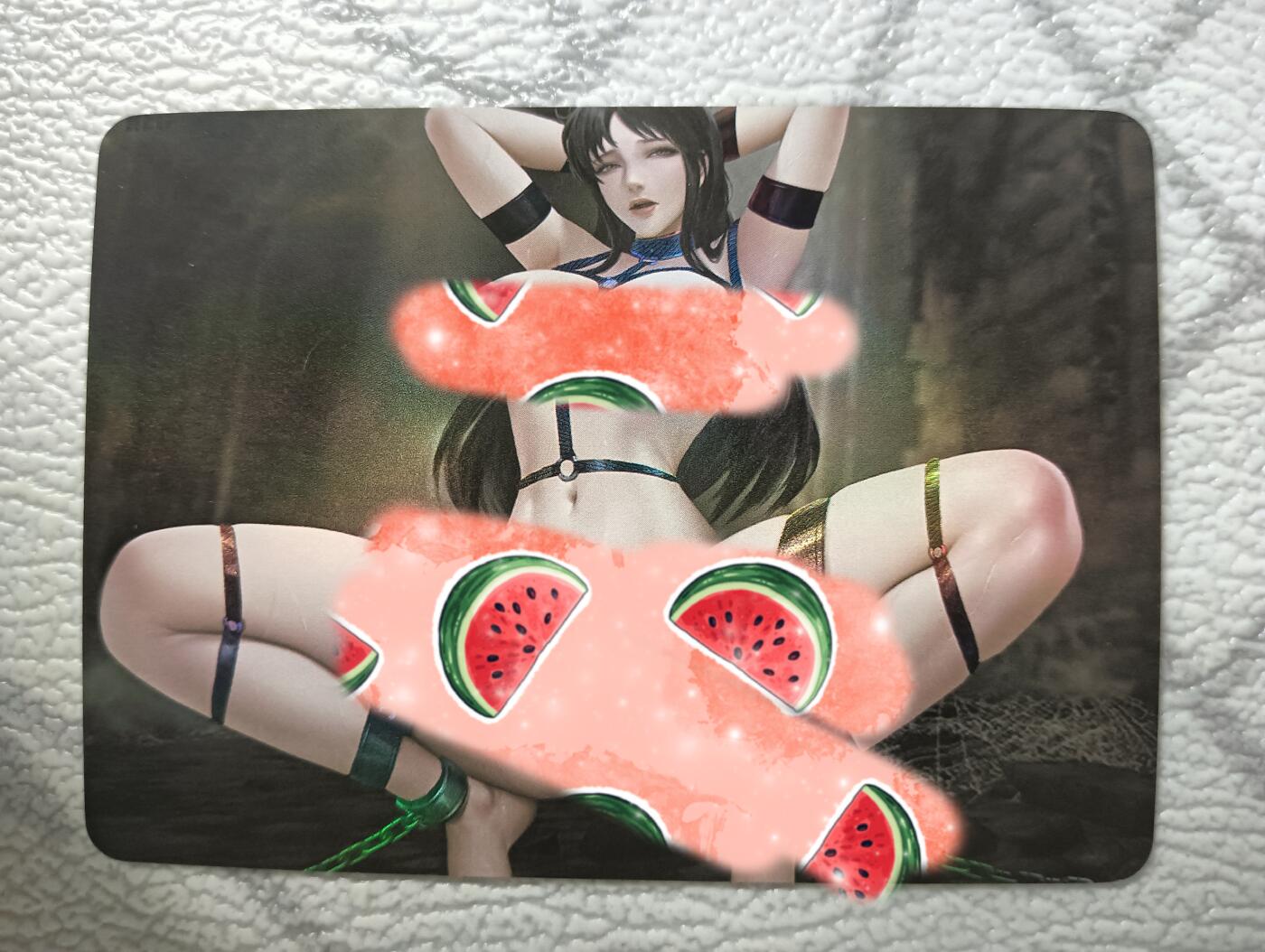 花开卡拍第35期（8月24号周日截拍，品控勿拍!!!拍品不寄存，运费5元，自制卡难免瑕疵，可能存在轻微撞角爆边等出厂瑕疵，品控介意勿拍！） 墨卡艺术卡 LGD单卡 彩闪