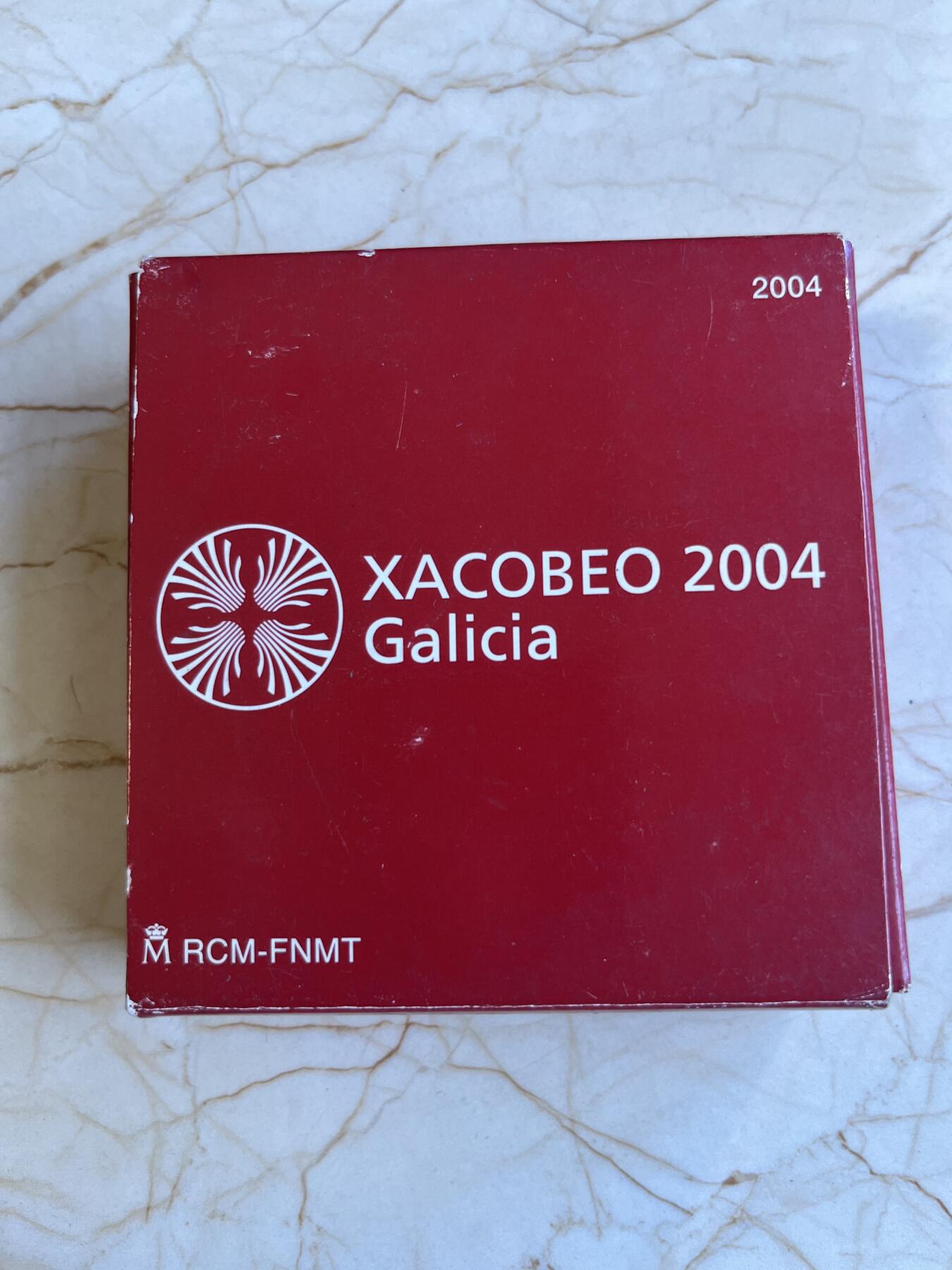第172期拍卖【长期征集拍品】 西班牙2004年圣地亚哥朝圣之路精制纪念银币，925银，27克