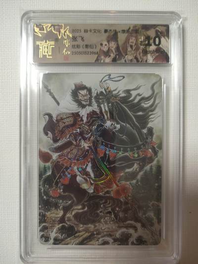 清风卡拍第八期(燎原卡牌为主) - 焱卡文化燎原三国(彫仙五虎)张飞炫彩10g