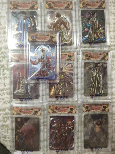 清风卡拍第八期(燎原卡牌为主) - 焱卡文化神话中国御魔志(胡子怪兽)全套10张10统一分