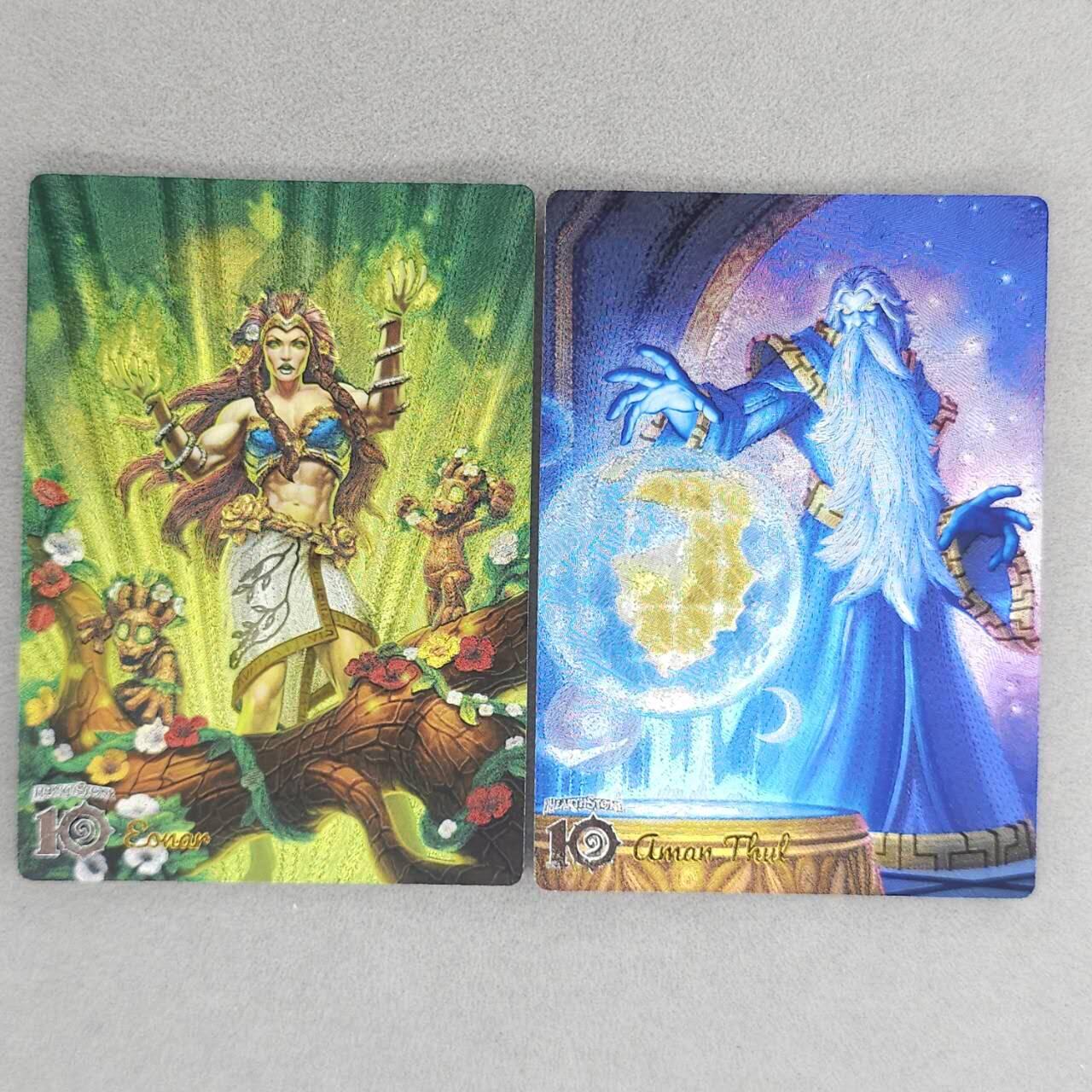 龙虎卡牌第五十一场 （无佣金，满120包邮，欢迎送拍） 粗闪2张 奇点 魔兽世界