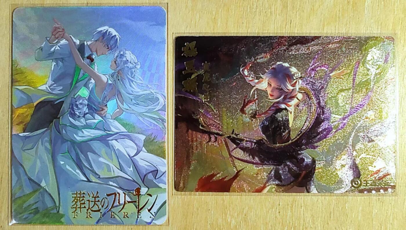 龙虎卡牌第五十一场 （无佣金，满120包邮，欢迎送拍） 折光彩闪+粗闪 白花恋诗卡牌 王者荣耀