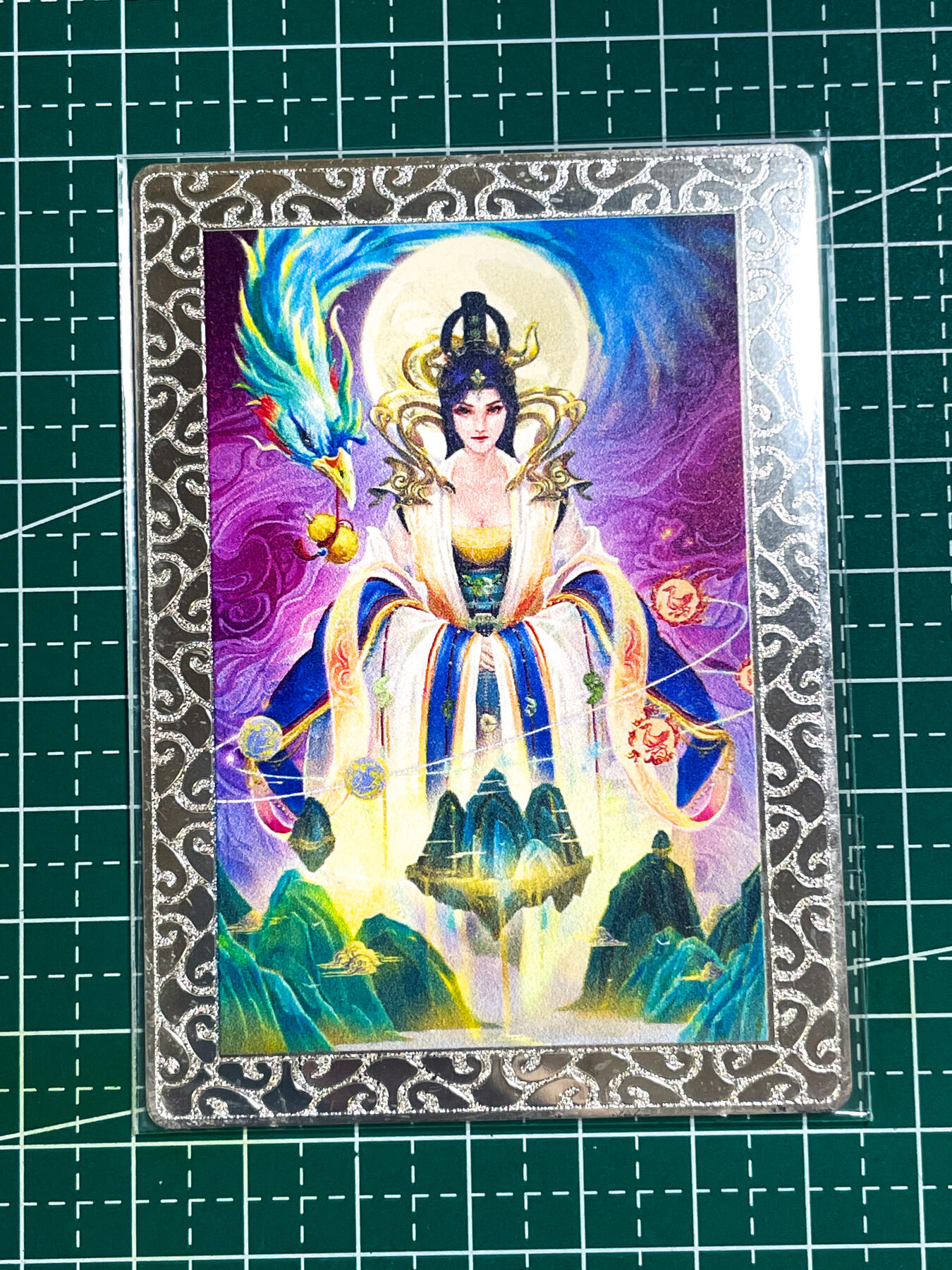 显眼宝28期【关注参拍有赠卡】 卡玩帕克 封神天下  银卡 女娲一张  大卡尺寸63*88