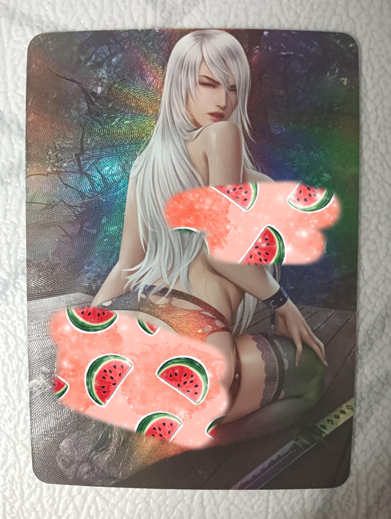 花开卡拍第35期（8月24号周日截拍，品控勿拍!!!拍品不寄存，运费5元，自制卡难免瑕疵，可能存在轻微撞角爆边等出厂瑕疵，品控介意勿拍！） 墨卡艺术卡 LGD单卡