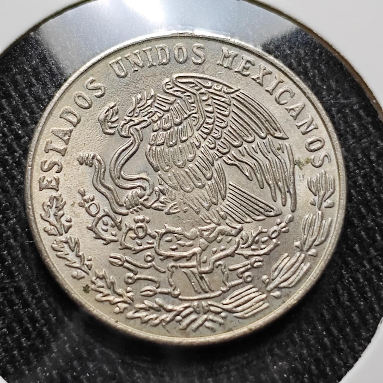 KK钱币收藏小铺 第327期 2月预留时间 周末发货  1975墨西哥20分 好品