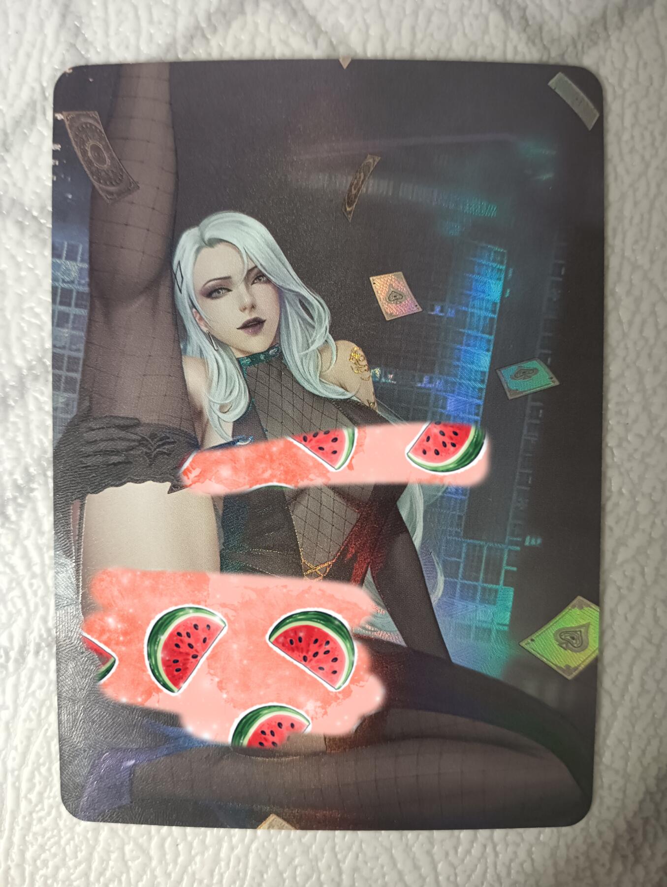 花开卡拍第35期（8月24号周日截拍，品控勿拍!!!拍品不寄存，运费5元，自制卡难免瑕疵，可能存在轻微撞角爆边等出厂瑕疵，品控介意勿拍！） 墨卡艺术卡 LGD单卡