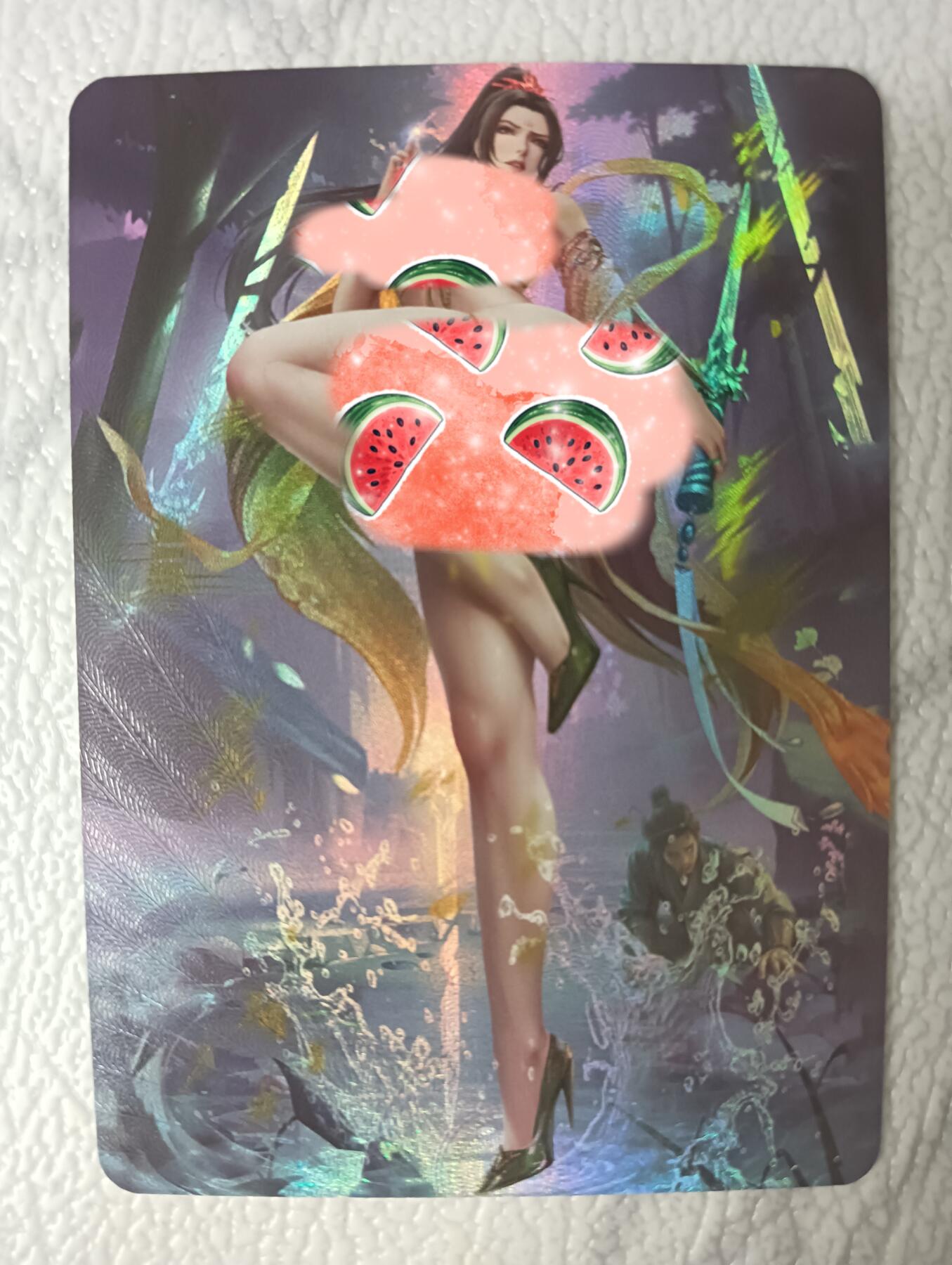 花开卡拍第35期（8月24号周日截拍，品控勿拍!!!拍品不寄存，运费5元，自制卡难免瑕疵，可能存在轻微撞角爆边等出厂瑕疵，品控介意勿拍！） 墨卡艺术卡 LGD单卡