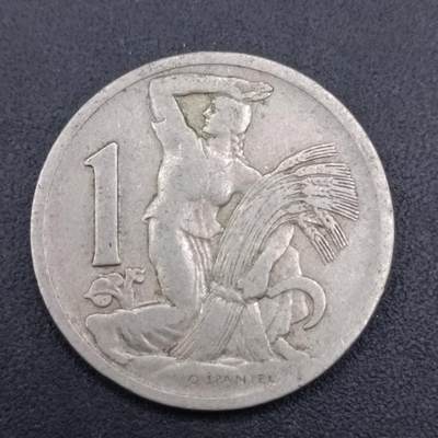 【淘币小摊】实时拍第七百一十九拍  散币场  满百包邮可预留二周 每周一统一发货   - 捷克斯洛伐克1922年1克朗镍币