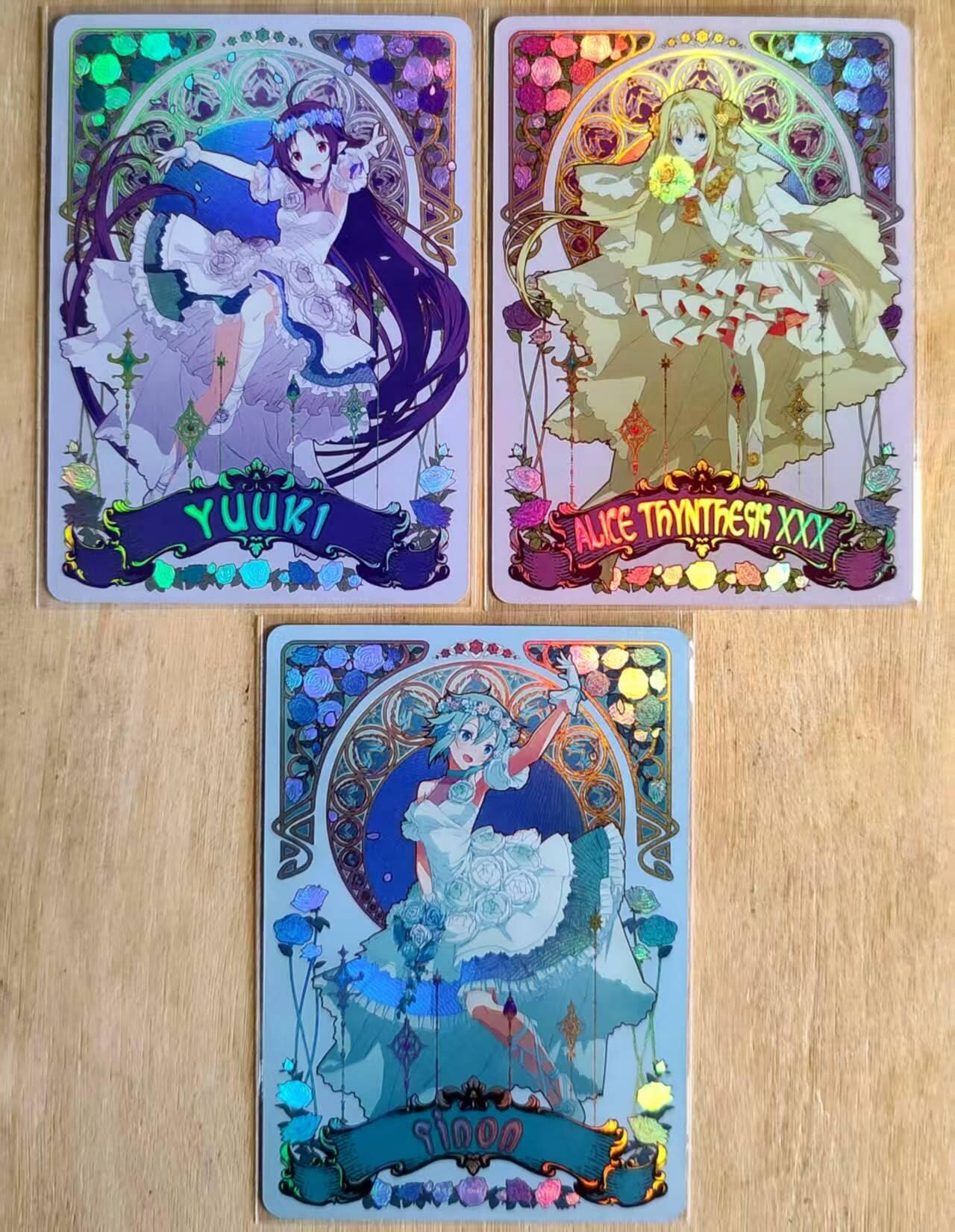 龙虎卡牌第五十一场 （无佣金，满120包邮，欢迎送拍） 彩闪3张 京珞卡牌 小樱一套 卡背非常漂亮