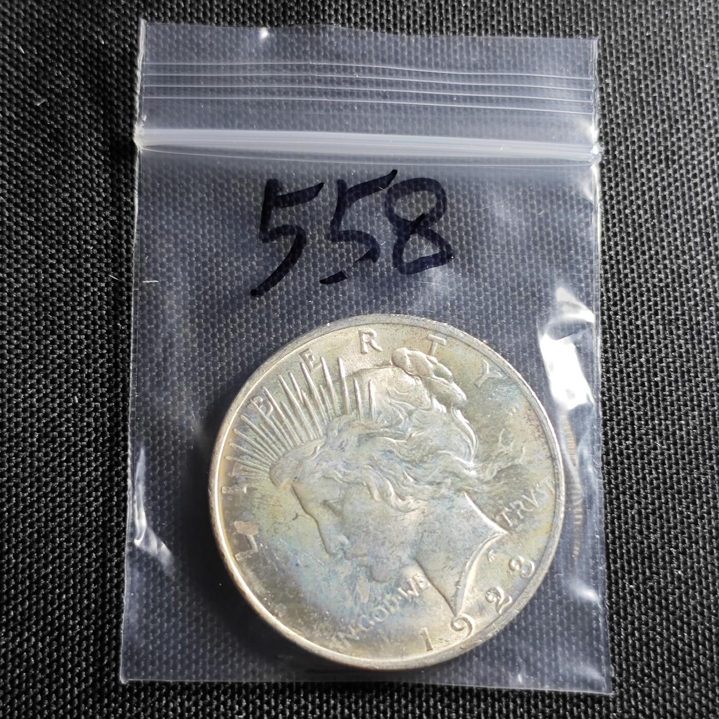 KK钱币收藏小铺 套币 银币专场 2月预留时间 周末发货 1923美国摩根银币 UNC品