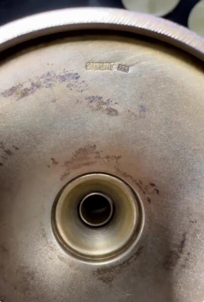康怡轩钱币【银器 中国纪念币包装盒 专场】第466期 欧洲回流冰淇淋高脚杯～微瑕