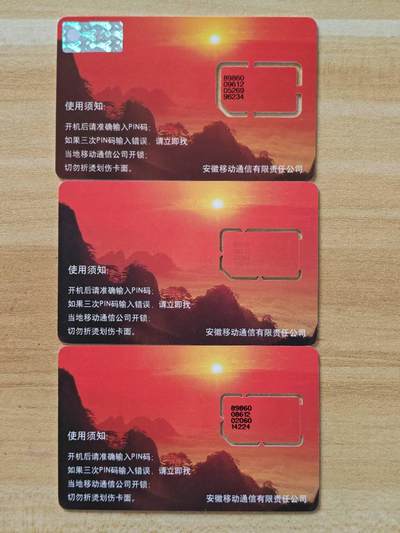 《麦麦卡卡世界》第03期2025年8月24日晚20：00时延时截拍 - 安徽移动SIM卡 全固卡 芯片和芯片字体不一样