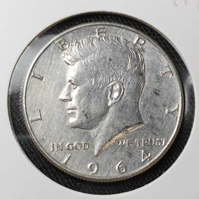 KK钱币收藏小铺 套币 银币专场 2月预留时间 周末发货 -  1964美国肯尼迪50分高银