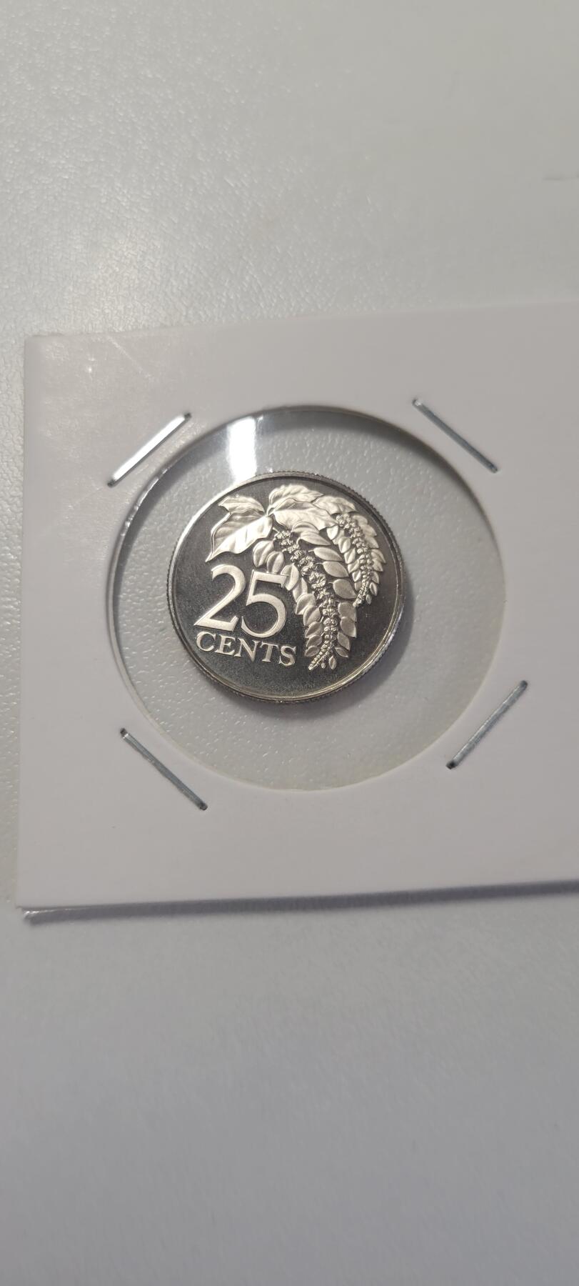 2025第二十三期 特立尼达和多巴哥 1979年25分  精制币