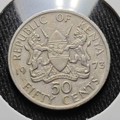 KK钱币收藏小铺 第327期 2月预留时间 周末发货 -  1973肯尼亚50分