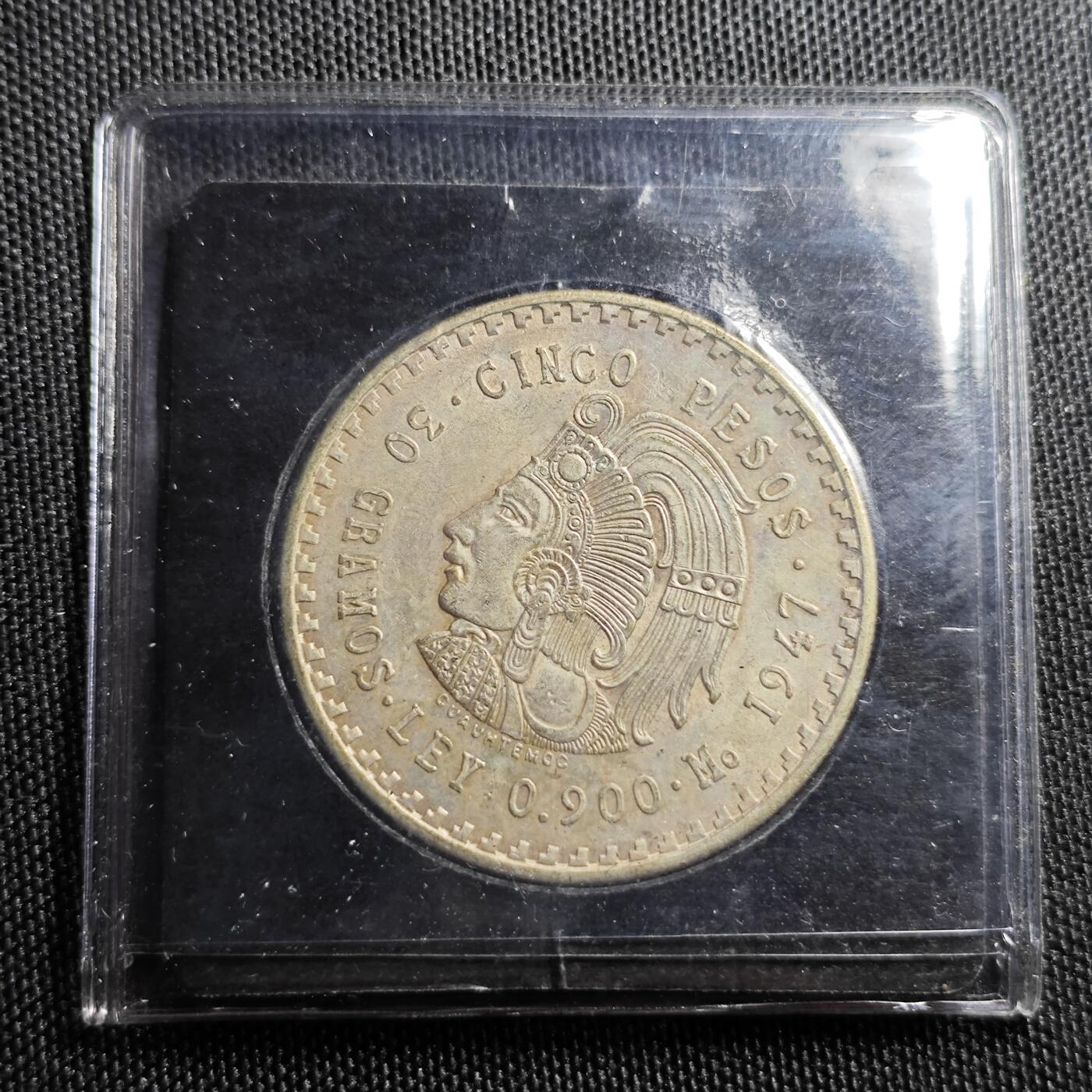KK钱币收藏小铺 套币 银币专场 2月预留时间 周末发货  1947墨西哥酋长大银币