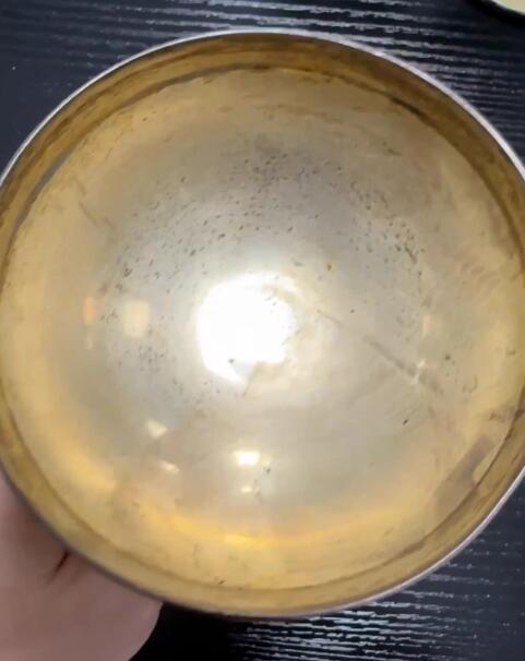 康怡轩钱币【银器 中国纪念币包装盒 专场】第466期 欧洲回流冰淇淋高脚杯～微瑕