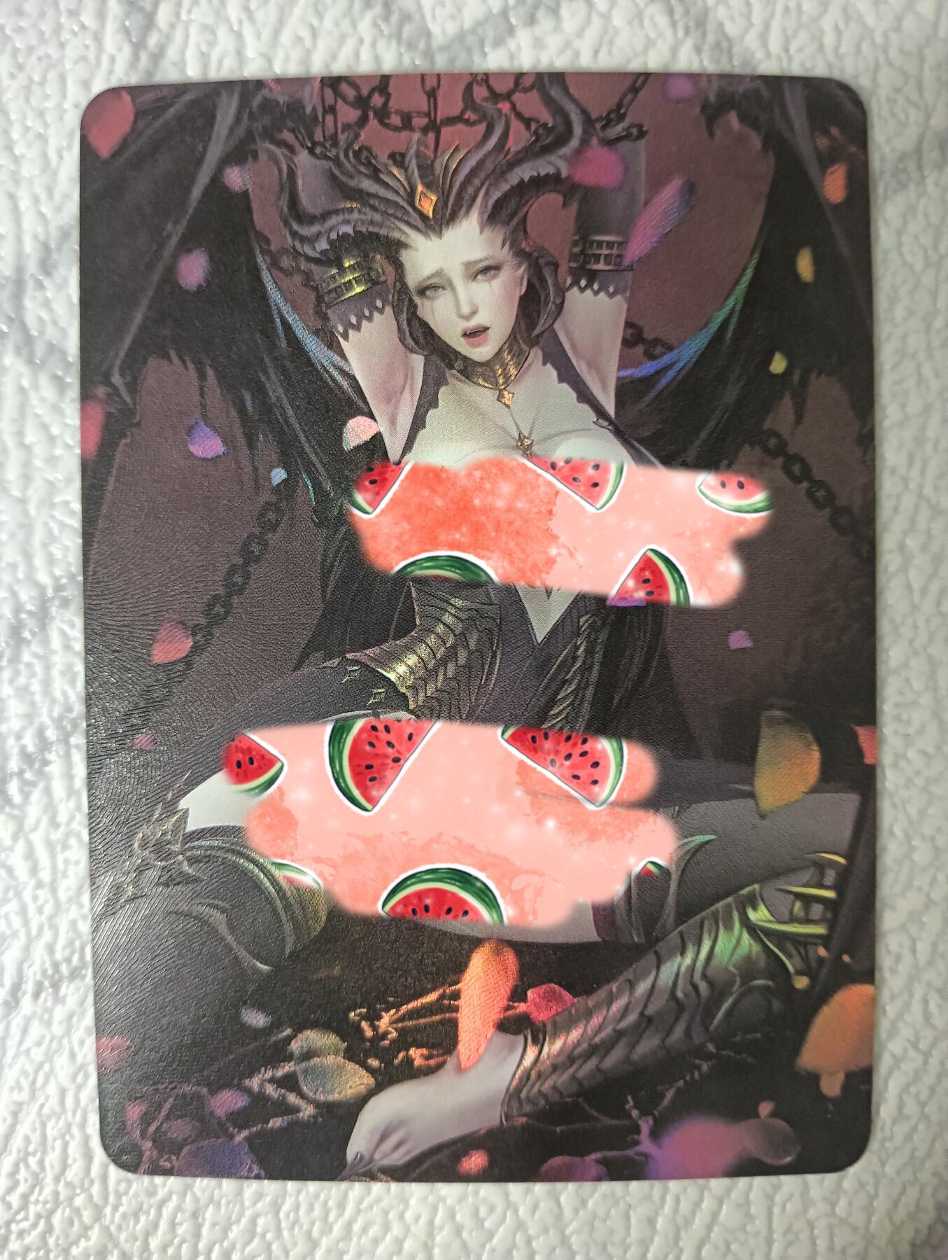 花开卡拍第35期（8月24号周日截拍，品控勿拍!!!拍品不寄存，运费5元，自制卡难免瑕疵，可能存在轻微撞角爆边等出厂瑕疵，品控介意勿拍！） 墨卡艺术卡 LGD单卡