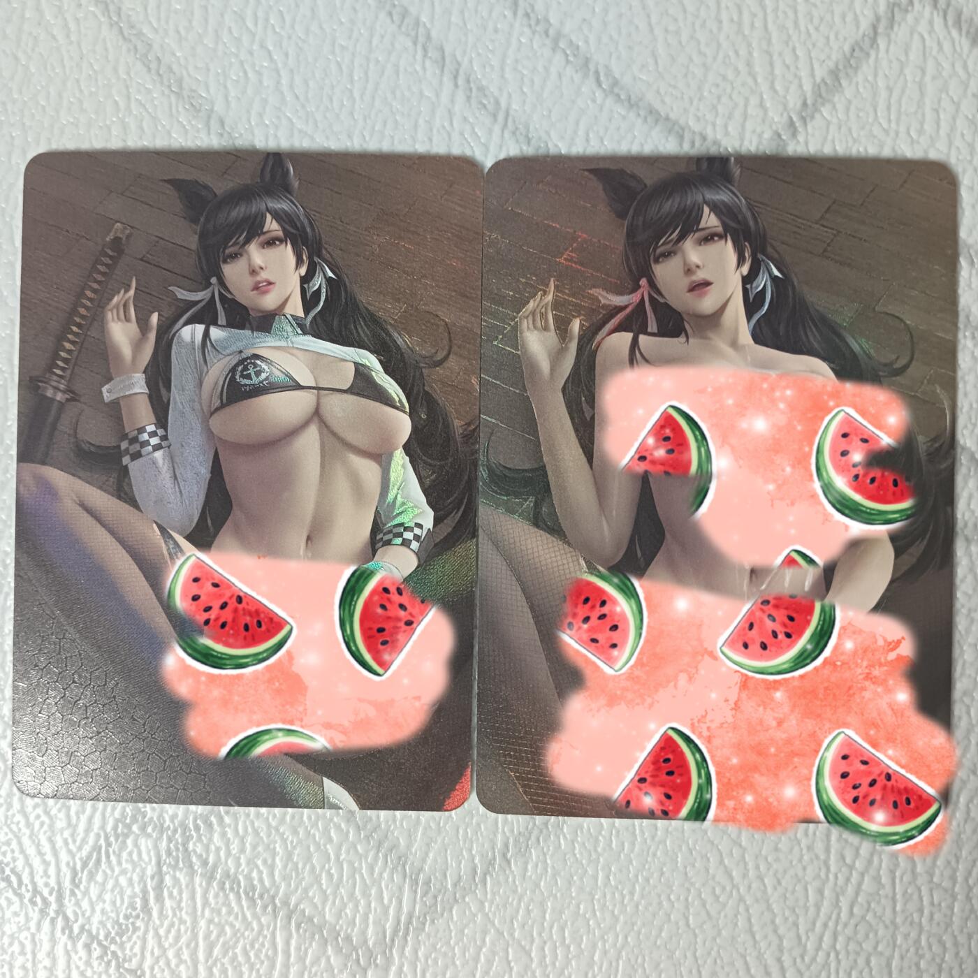 花开卡拍第35期（8月24号周日截拍，品控勿拍!!!拍品不寄存，运费5元，自制卡难免瑕疵，可能存在轻微撞角爆边等出厂瑕疵，品控介意勿拍！） 1、墨卡艺术卡 LGD 对卡01