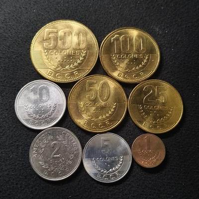 【全场包邮】纯粹捡漏拍453场 - 哥斯达黎加各年份8枚套币