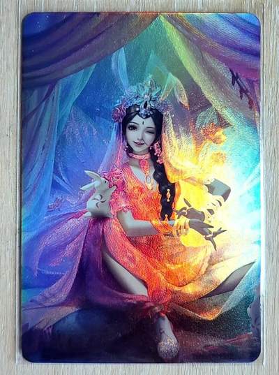 龙虎卡牌第五十一场 （无佣金，满120包邮，欢迎送拍） - 粗彩闪 宁缺卡牌 西游记系列-天竺玉兔公主